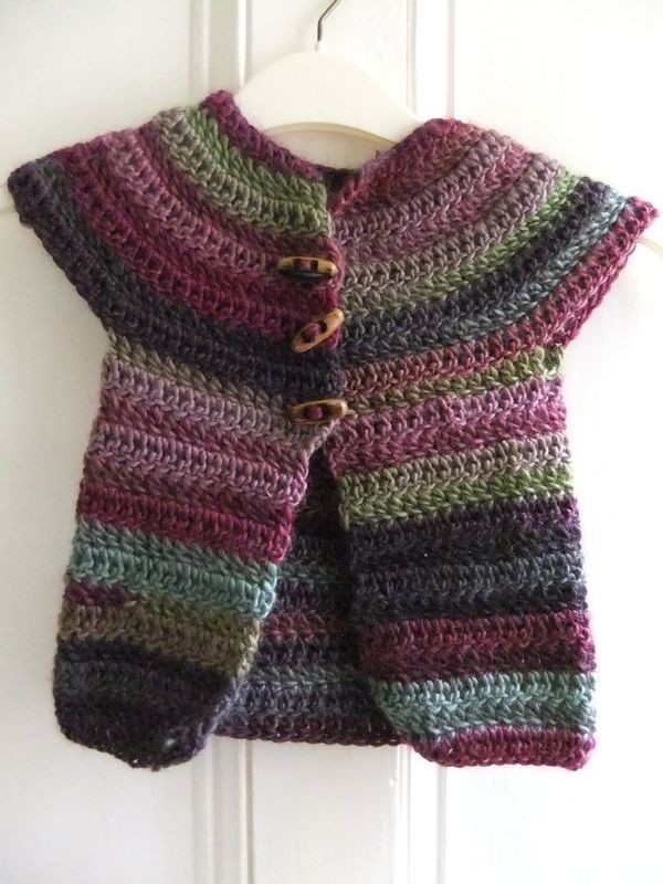 cutest crochet cardi... By Helen